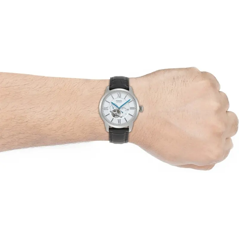 Fossil Townsman Black Dial Leather Men's Watch- ME3167